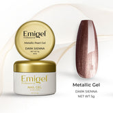 Emigel -  Metallic Gel - DARK SIENNA